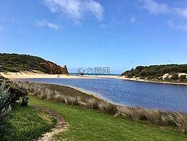 進口,自然,海岸