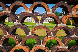 城堡公園,墻,籬笆
