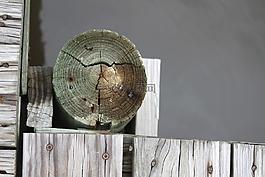 碼頭,水,樁材