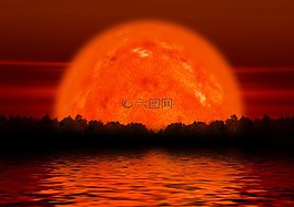 天空,光,海