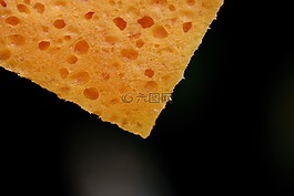 海绵,湿,清洁