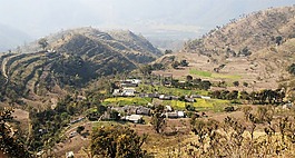 丘陵,村,農(nóng)村