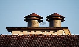 壁爐,屋頂,磚