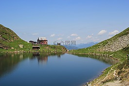 bergsee,蒂羅爾,奧地利