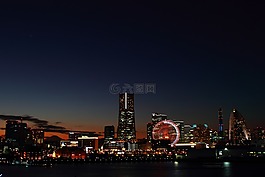 日本,橫濱,夜景