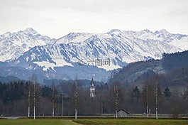 阿爾高,山,谷