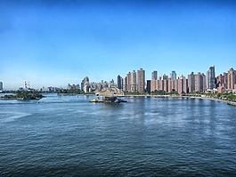 紐約城,建筑物,天際線