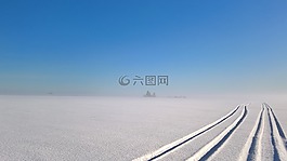 軌道,冬天,冰
