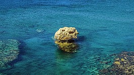 石,海,藍(lán)色