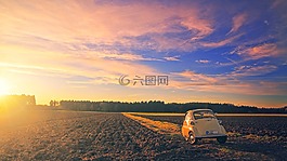 日落,寶馬,isetta