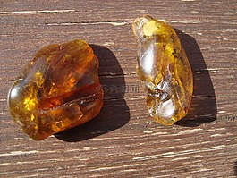 琥珀,晶體,石頭