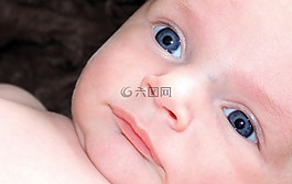 嬰兒,眼睛,新生兒