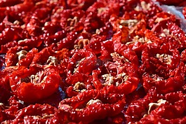 蕃茄,干的番茄,食品