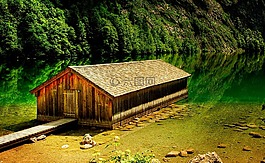 上部湖,k?nigssee,貝國家公園