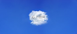 云,天空,孤
