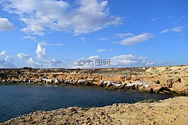 海岸,海,巖