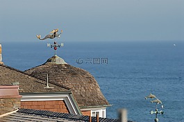 美人魚,風(fēng)標(biāo),屋頂