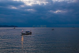 水域,海,船