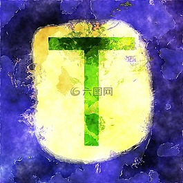 水彩,畫,藝術