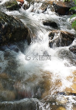 自然,大瀑布,仍