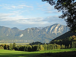 山,glentleiten,天空