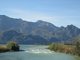 天氣,云,山