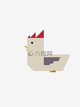 雞,卡通,錘子