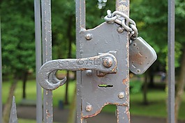 城堡,門(mén)鎖,門(mén)