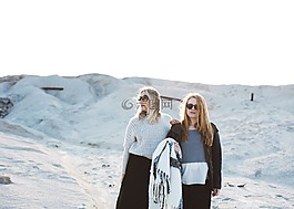 婦女,海灘,piic