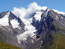 高山,山,冰川