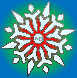 圣誕節(jié),雪花,紅色