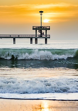 水,海,海灘