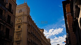 城市,馬德里,建筑物