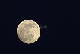 月球,天空,滿月