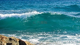 波,泡沫,噴霧