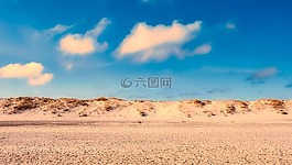 沙,沙丘,海滩