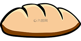 面包,包子,棕色