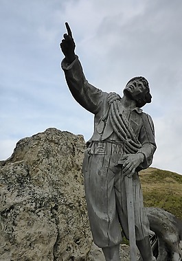 登山,白云巖,雕塑