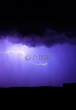 雷暴,閃電,雷聲