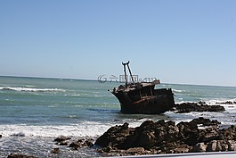 海灘,天空,自然