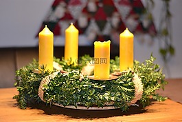 來臨的花環(huán),圣誕節(jié),德卡