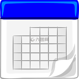 日歷,空白,格
