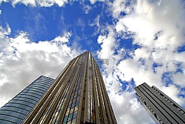 城市,天空,摩天大楼