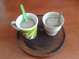 咖啡,杯,卡布奇諾