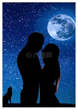 casal,激情,陰影