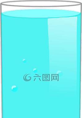 水,玻璃,玻璃