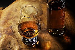 喝,玻璃,酒精