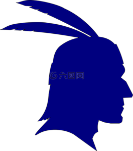 印度,頭,側(cè)影