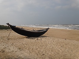 海,越南,海灘