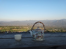 t恤,茶壺,泰國